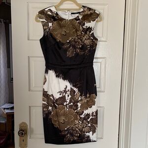 Elegant Floral Print Dress